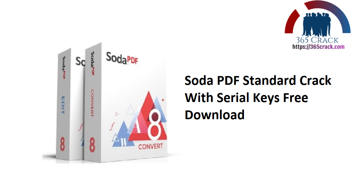 Soda PDF Standard Crack With Serial Keys Free Download