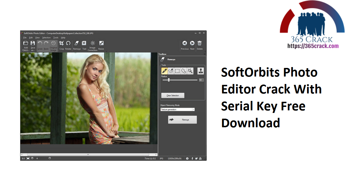 SoftOrbits Photo Editor Crack With Serial Key Free Download