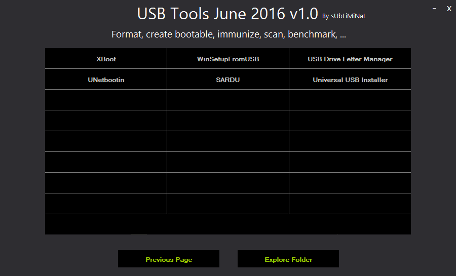 USB Tools Collection June 2016 Key