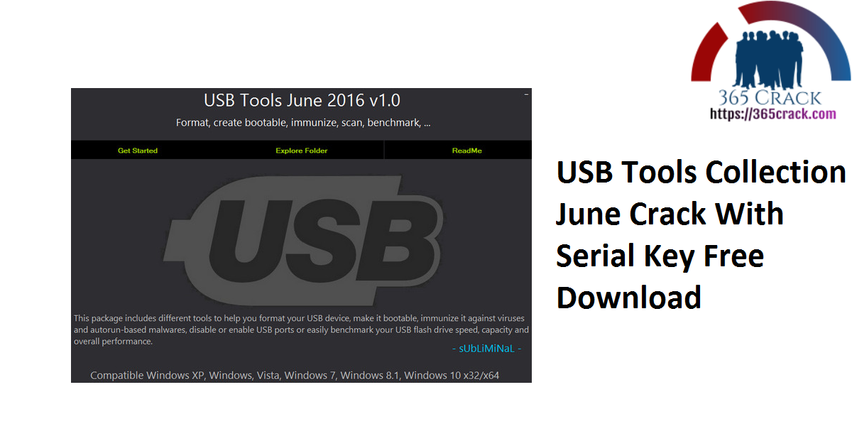 USB Tools Collection June Crack With Serial Key Free Download