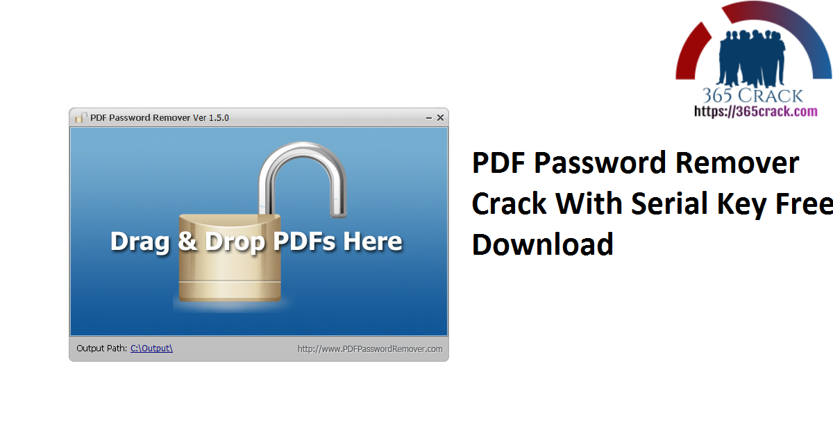 PDF Password Remover Crack With Serial Key Free Download
