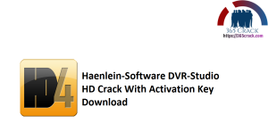 Haenlein-Software DVR-Studio HD Crack With Activation Key Download