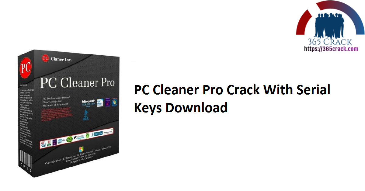 PC Cleaner Pro Crack With Serial Keys Download
