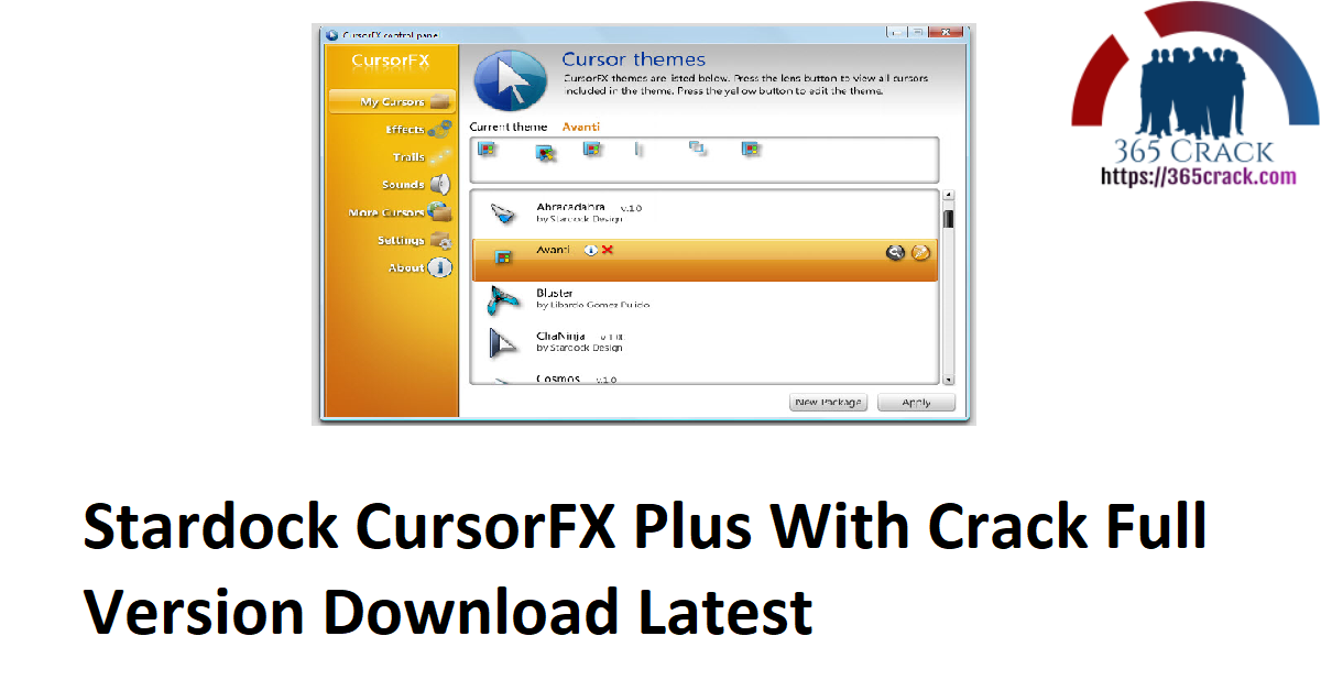 Stardock CursorFX Plus With Crack Full Version Download Latest