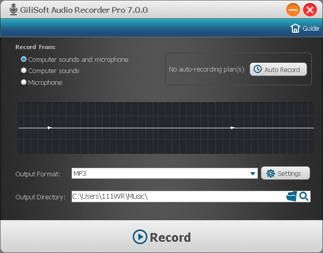 GiliSoft Audio Recorder Pro Crack With Registration Key Download 