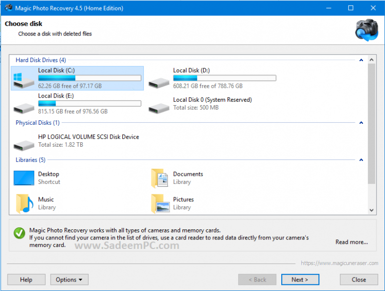 Magic Data Recovery Pack 4.6 instal