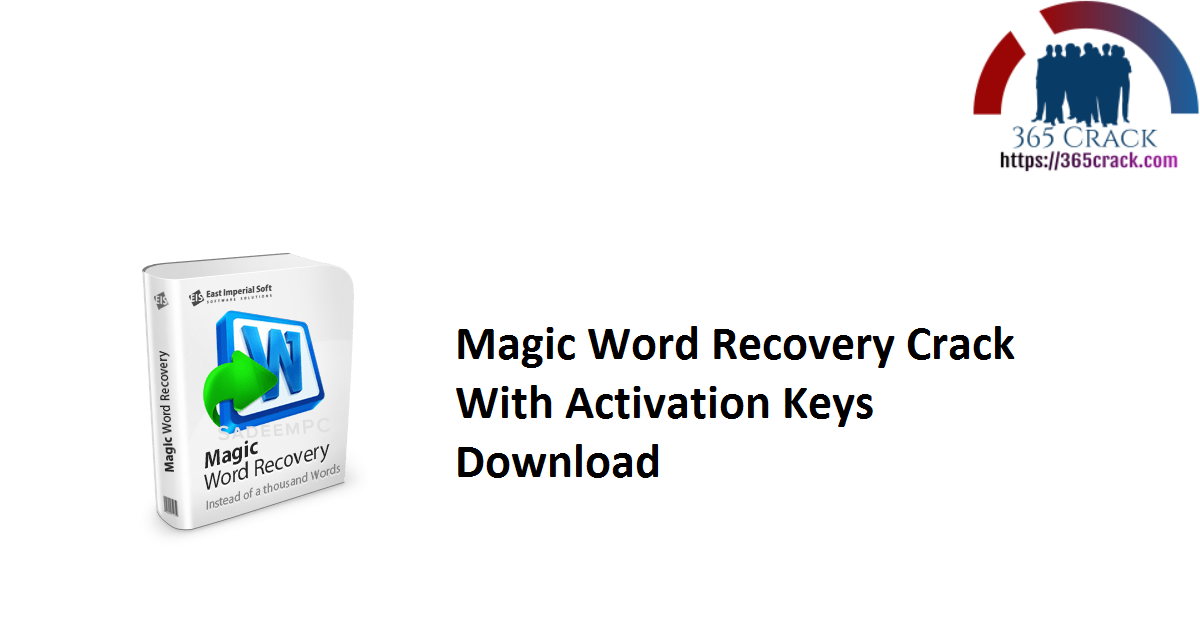 Magic Word Recovery 4.6 for ipod instal
