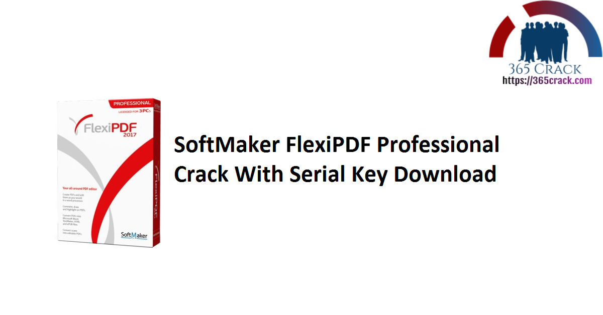 SoftMaker FlexiPDF Professional Crack With Serial Key Download