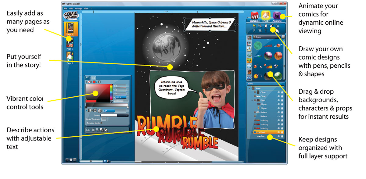 Summitsoft Comic Creator Crack With Activation Key Download 