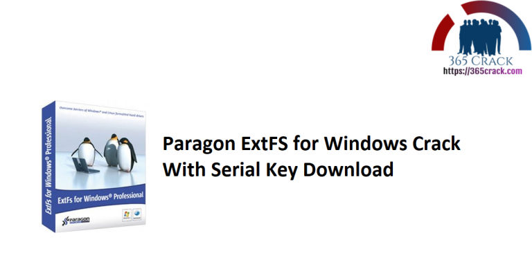 paragon extfs for windows 2.0 serial