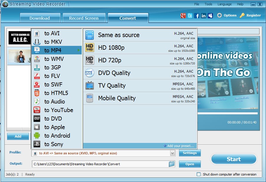 Apowersoft Streaming Video Recorder Crack