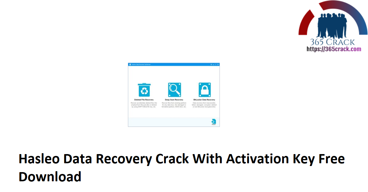 Hasleo Data Recovery Crack With Activation Key Free Download