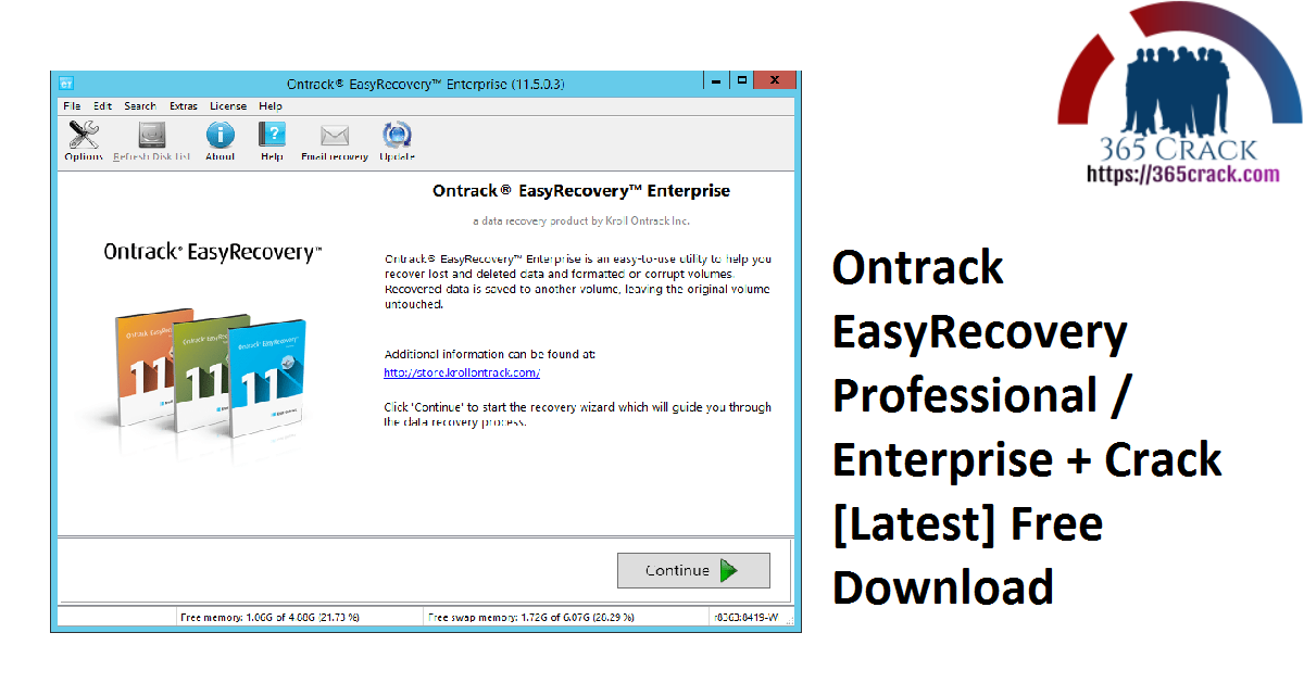 Ontrack EasyRecovery Professional Enterprise + Crack [Latest] Free Download