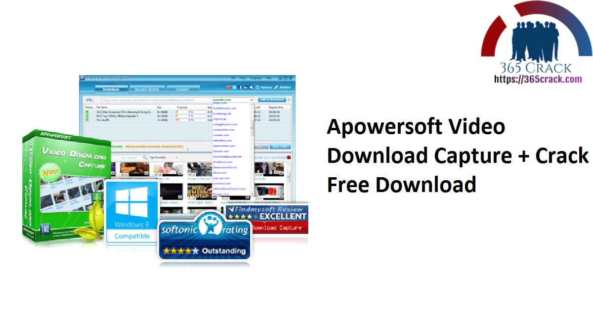 apowersoft video download capture crack windows 10
