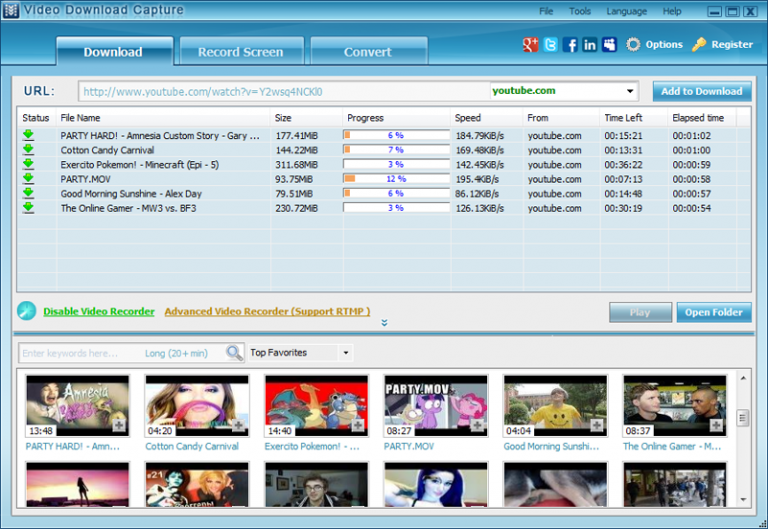 how to enable detector apowersoft video download capture