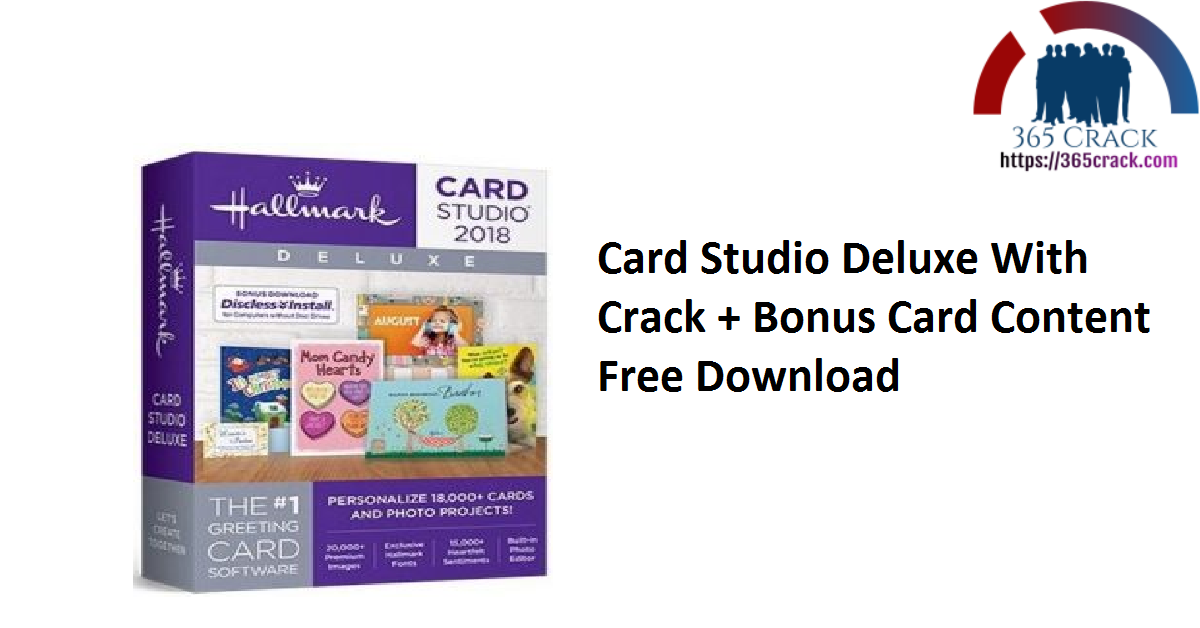 Card Studio Deluxe With Crack + Bonus Card Content Free Download