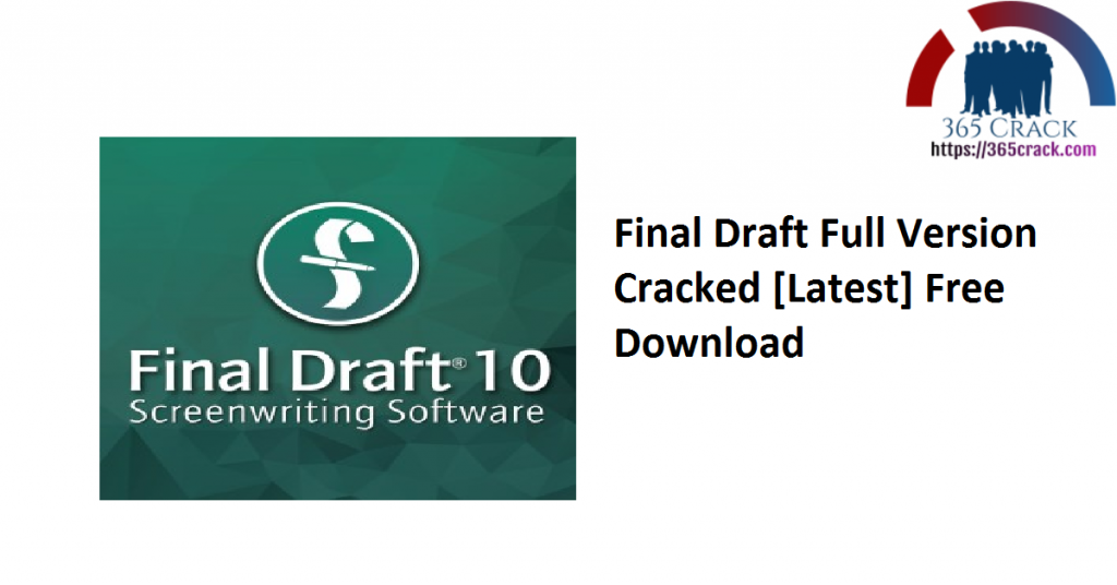 instal the new Final Draft 12.0.9.110