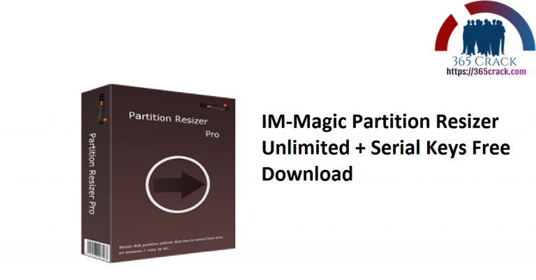 IM-Magic Partition Resizer Pro 6.9 / WinPE for apple instal