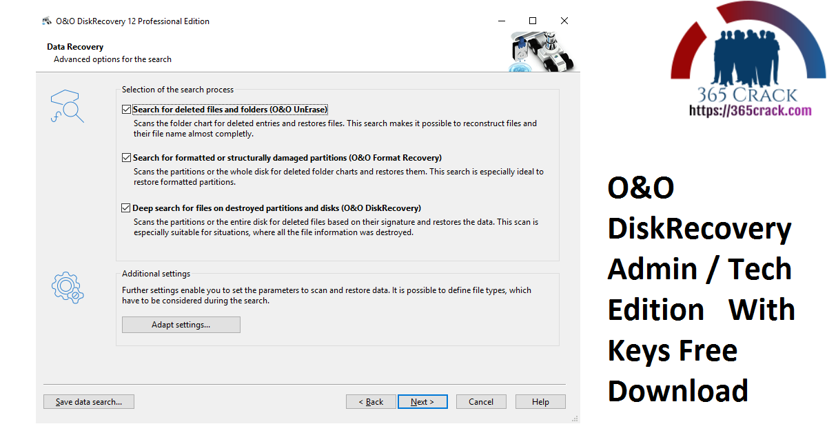 O&O DiskRecovery Admin Tech Edition With Keys Free Download