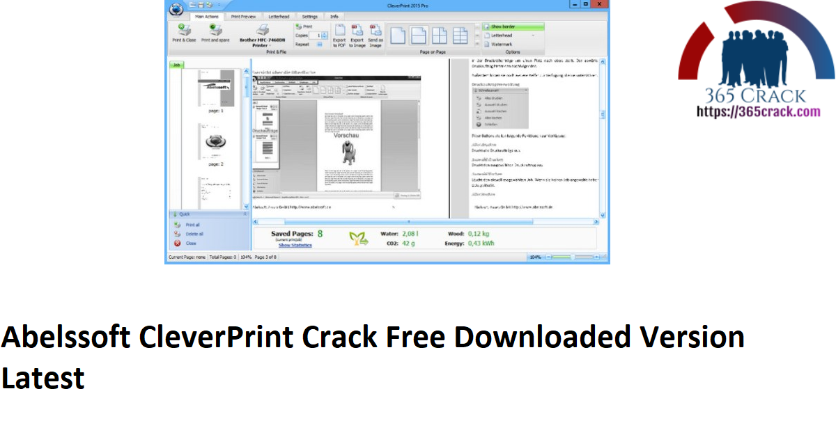 Abelssoft CleverPrint Crack Free Downloaded Version Latest