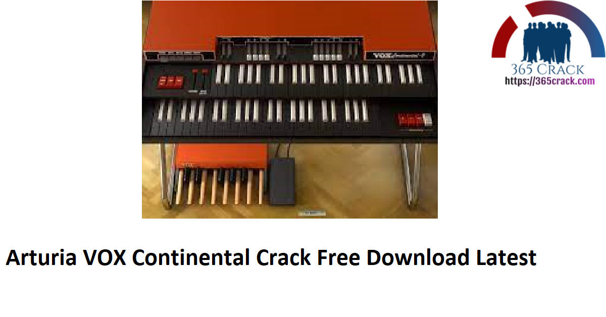 Arturia VOX Continental Crack Free Download Latest