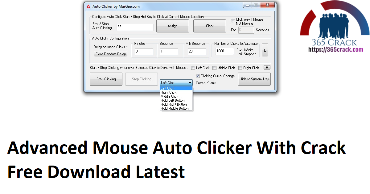 Advanced Mouse Auto Clicker With Crack Free Download Latest