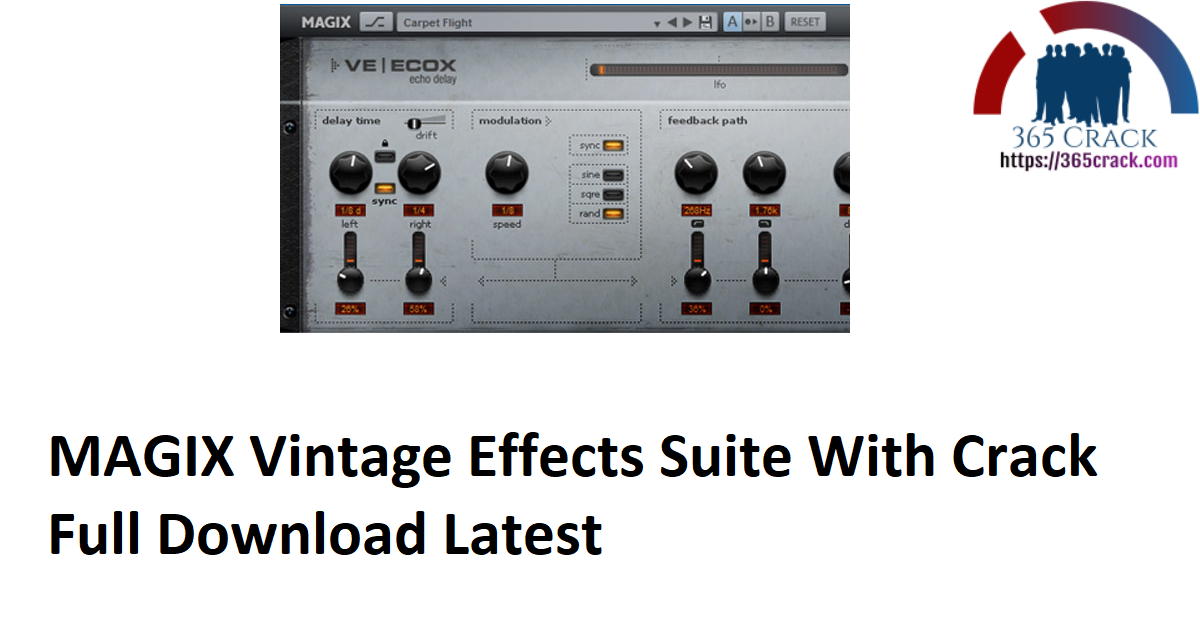 MAGIX Vintage Effects Suite With Crack Full Download Latest