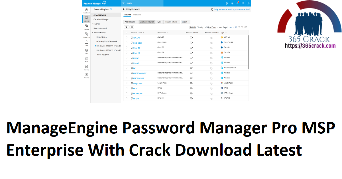 ManageEngine Password Manager Pro MSP Enterprise With Crack Download Latest