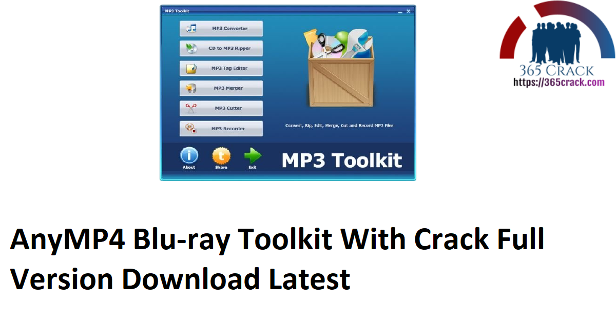 AnyMP4 Blu-ray Toolkit With Crack Full Version Download Latest