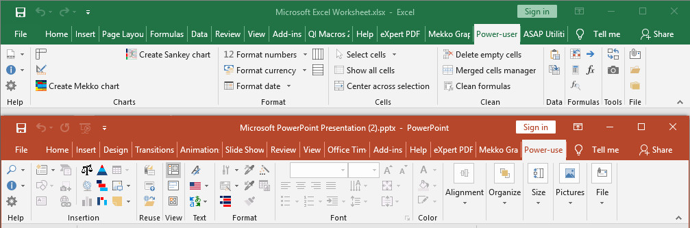 Power-user for PowerPoint and Excel Crack