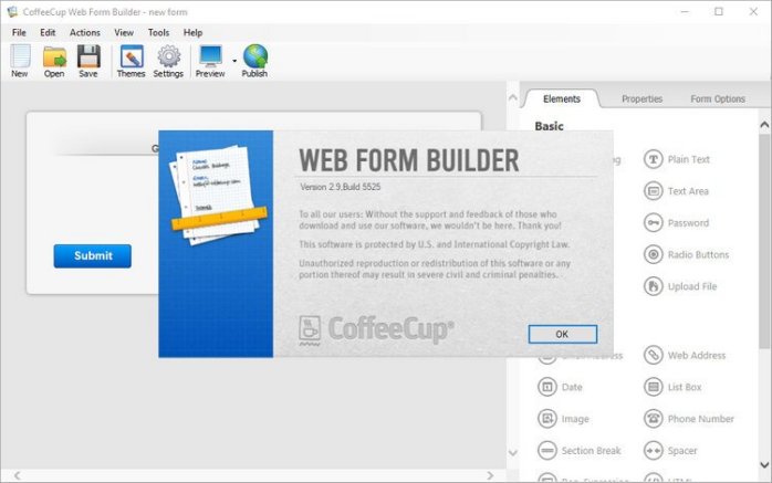 CoffeeCup Web Form Builder Crack