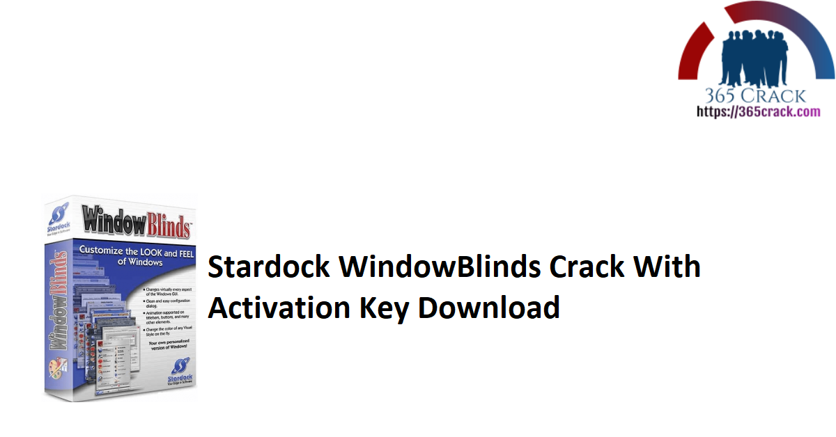 Stardock WindowBlinds Crack With Activation Key Download