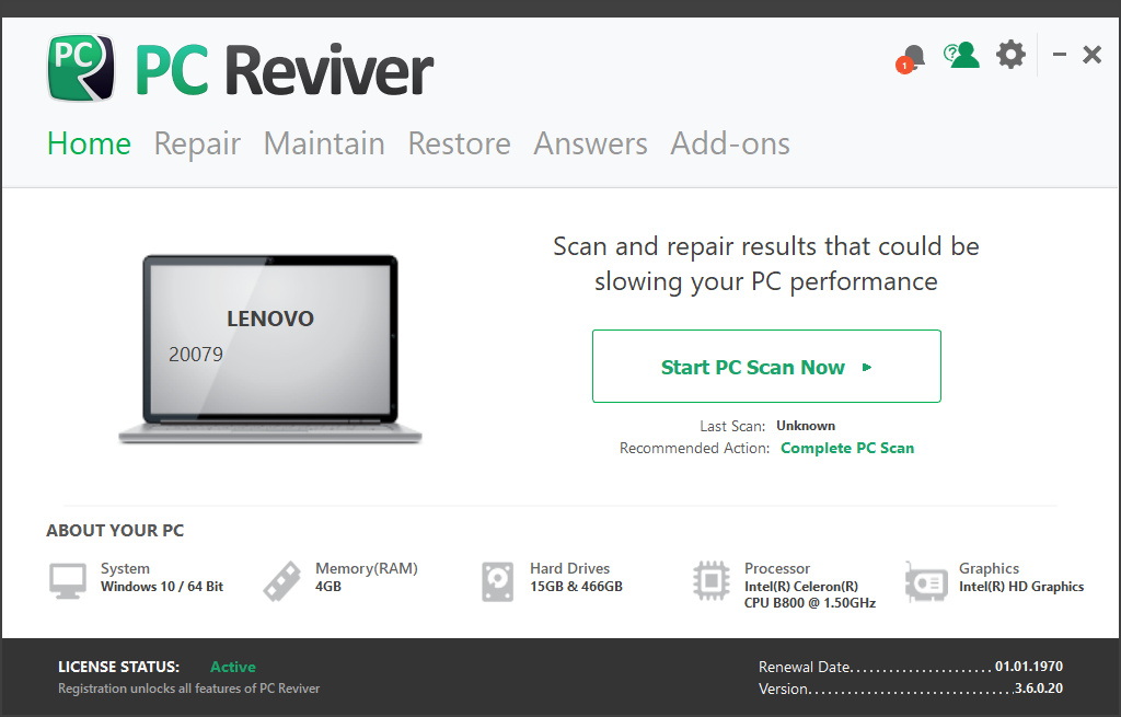 ReviverSoft PC Reviver Crack With Activation Key Download (Latest) 