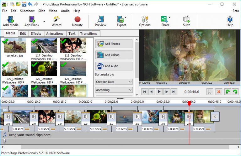 PhotoStage Slideshow Producer Professional 10.52 for apple instal free