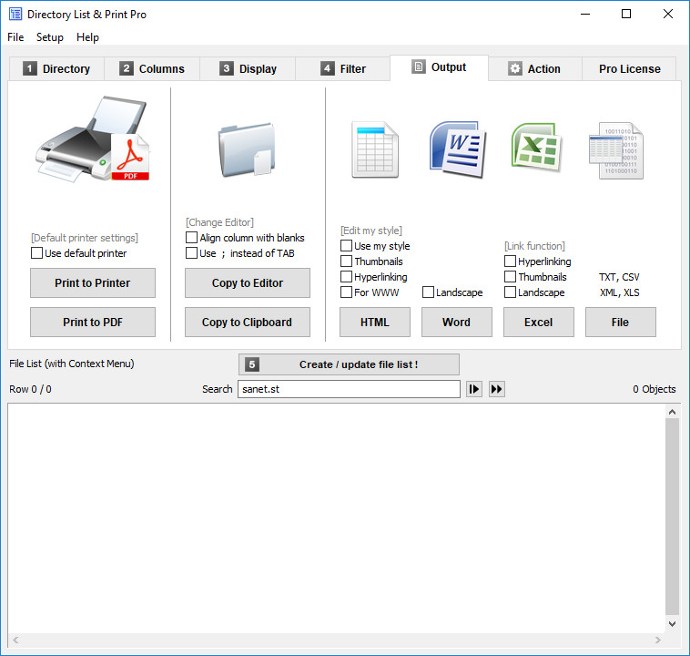 Directory List and Print Pro Crack With Serial Key Download (Latest)  