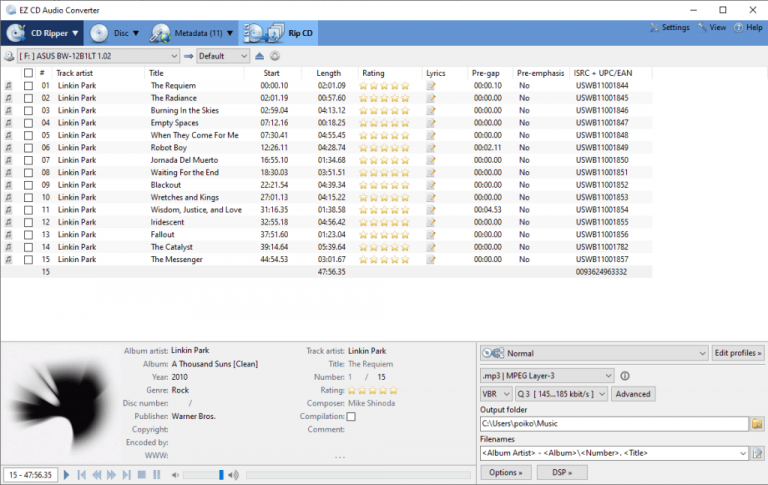 EZ CD Audio Converter 11.0.3.1 download the last version for mac