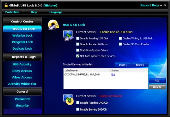 GiliSoft USB Lock Crack With Activation Code Download (Latest) 