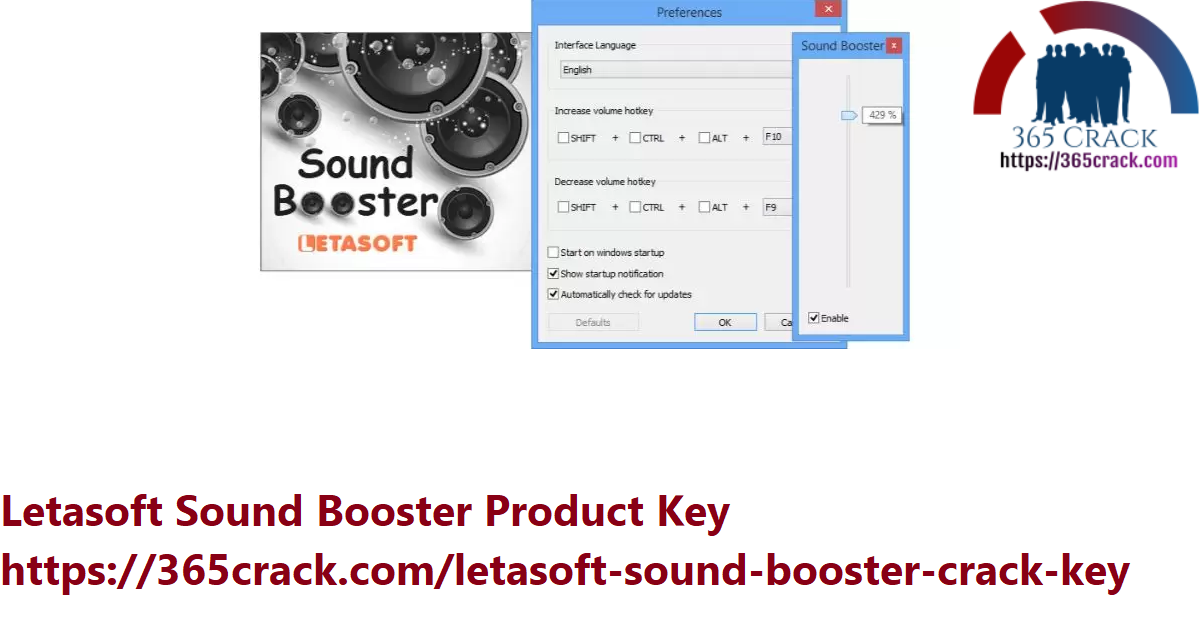 Letasoft Sound Booster Product Key