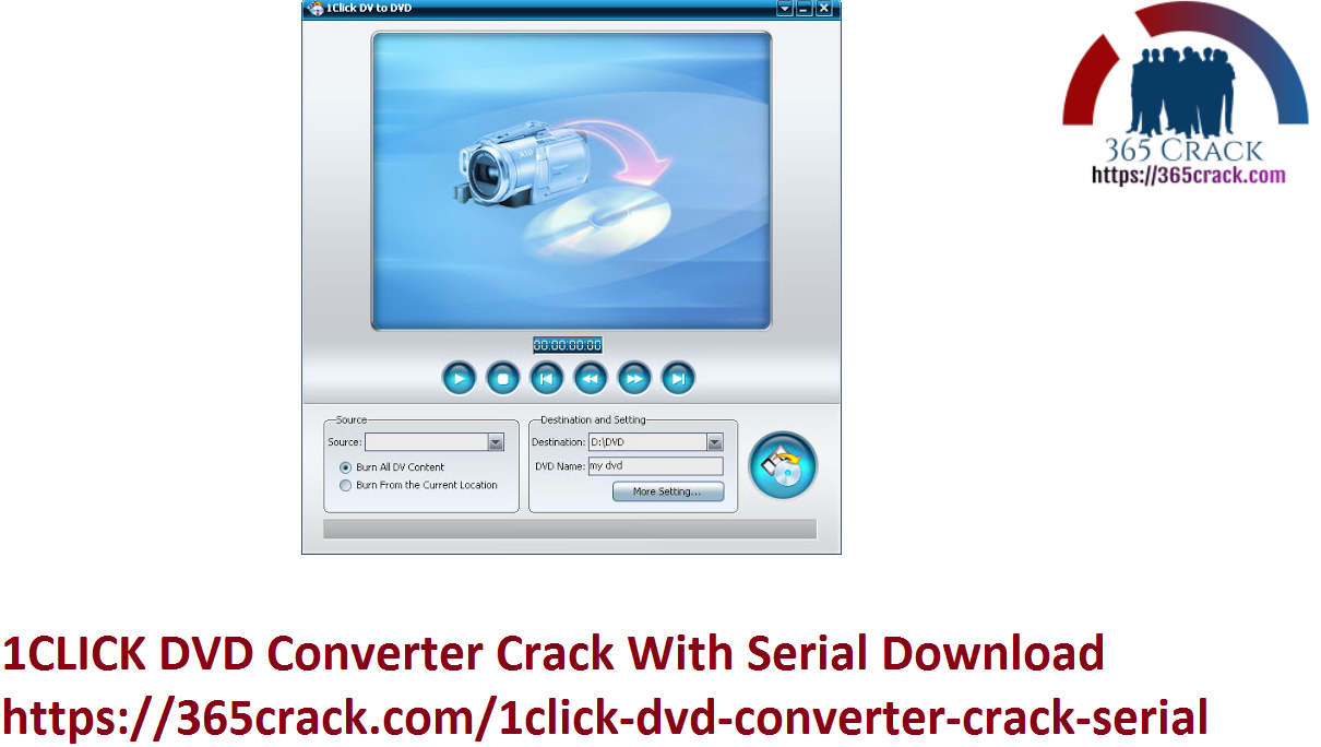 1CLICK DVD Converter Crack With Serial Download