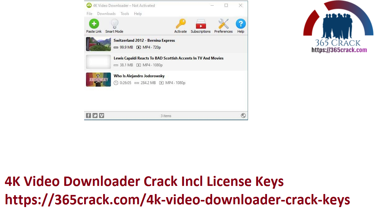 4K Video Downloader Crack Incl License Keys