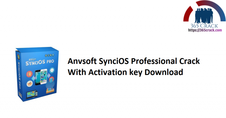 anvsoft syncios data recovery 1.0.7 cracked