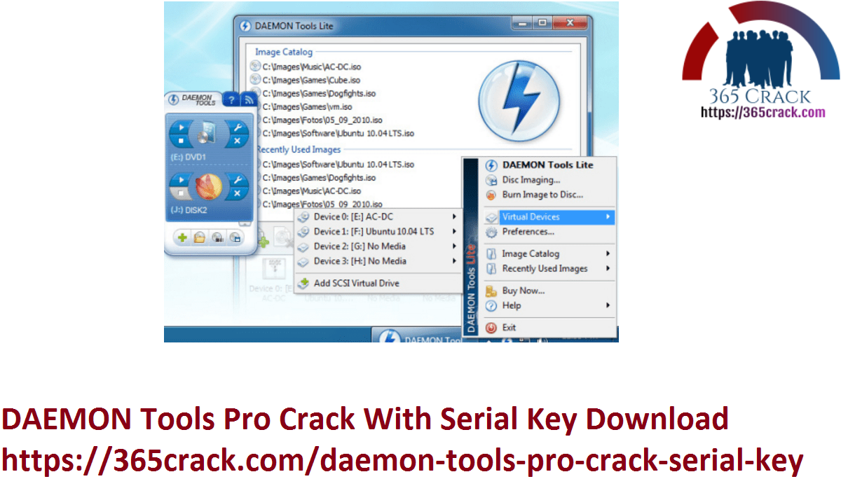 DAEMON Tools Pro Crack With Serial Key Download