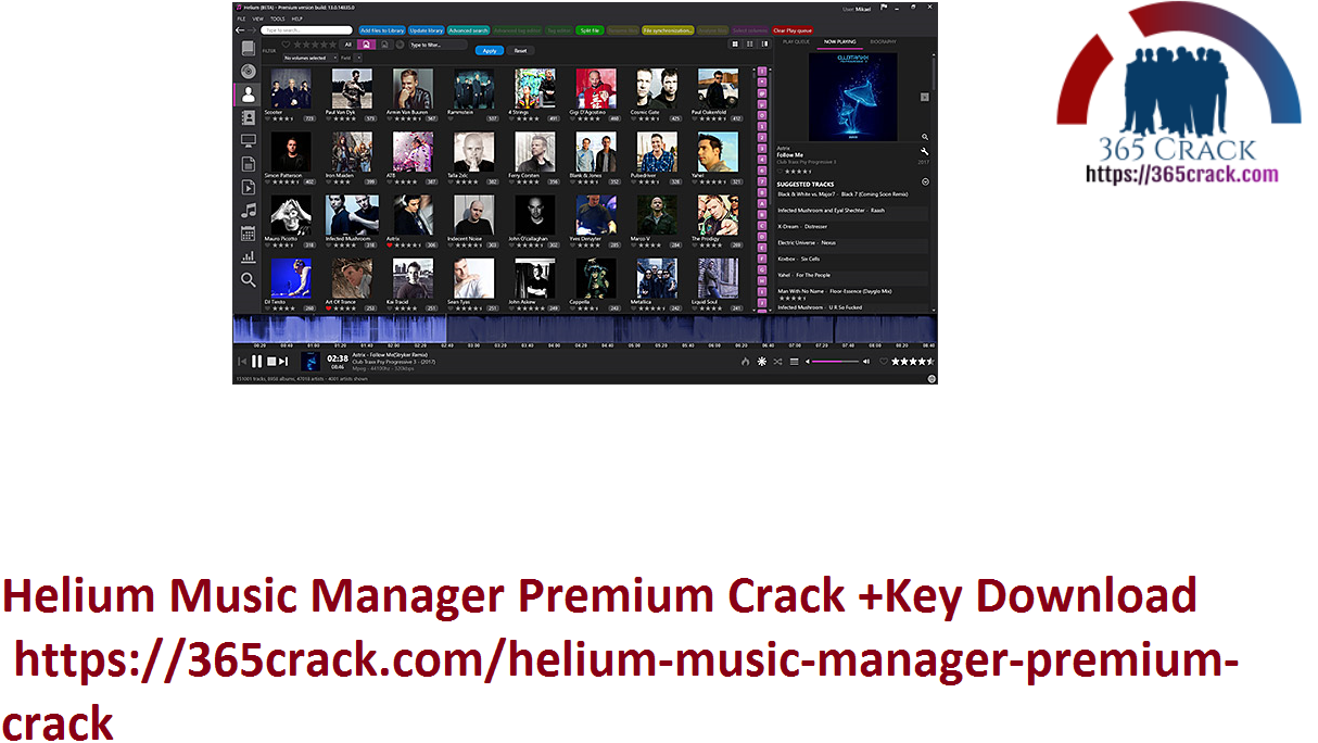 Helium Music Manager Premium Crack +Key Download