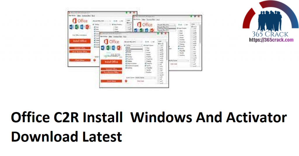 download the new version for windows Office 2013-2021 C2R Install v7.6.2