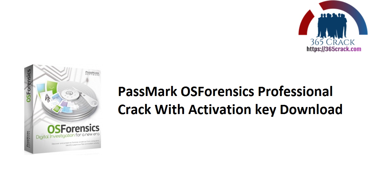 PassMark OSForensics Professional Crack With Activation key Download