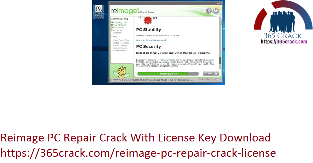 reimage pc repair online license key crack