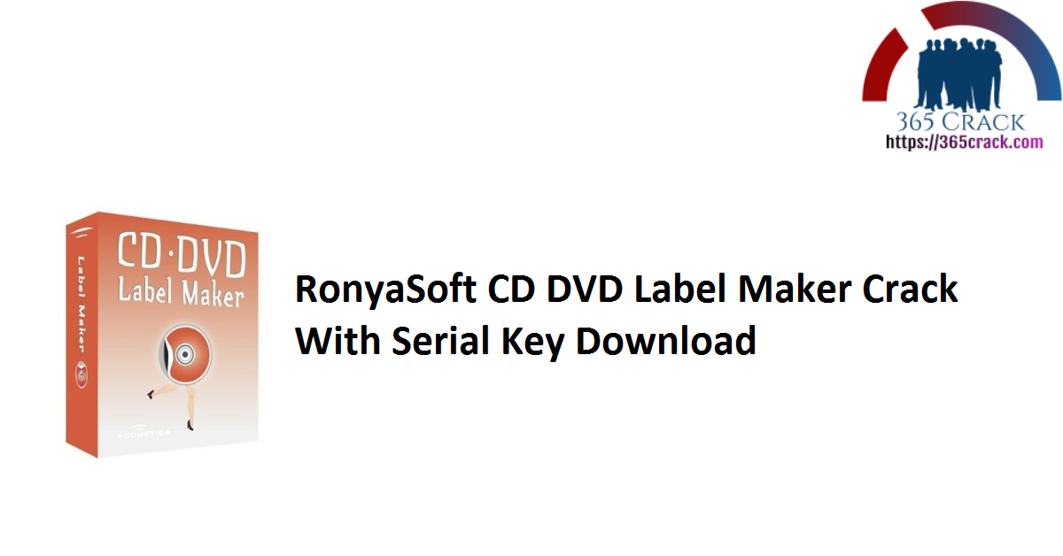 ronyasoft cd dvd label maker torrent