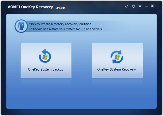 AOMEI OneKey Recovery Technician Crack With Activation Key Download 