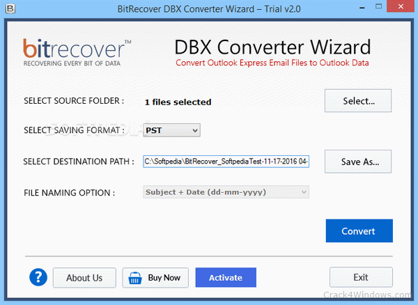 BitRecover MBOX to PDF Wizard Crack With Serial Key Download 