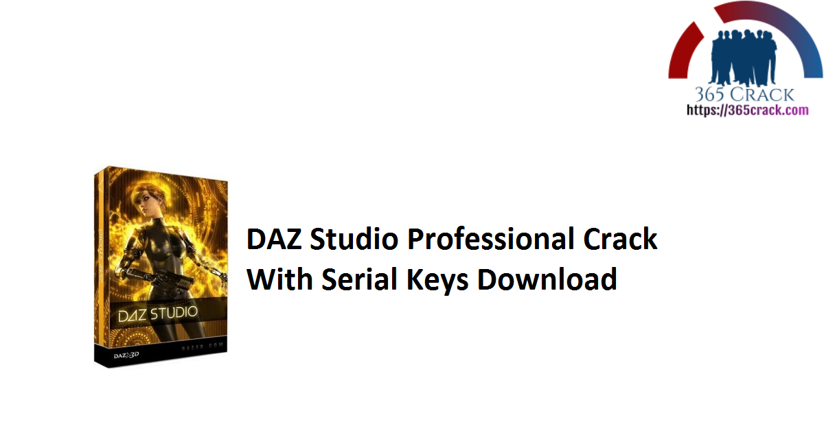 DAZ Studio Professional Crack With Serial Keys Download